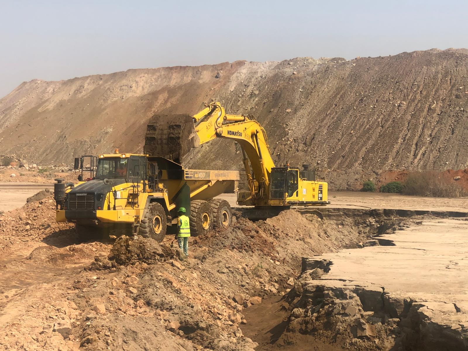 Copper Mining Operations - Terraced Mining